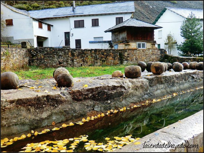 Fuente y bolos vaqueiros en L.lumaxu