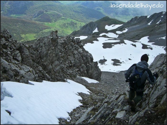Descenso por la cara Sureste